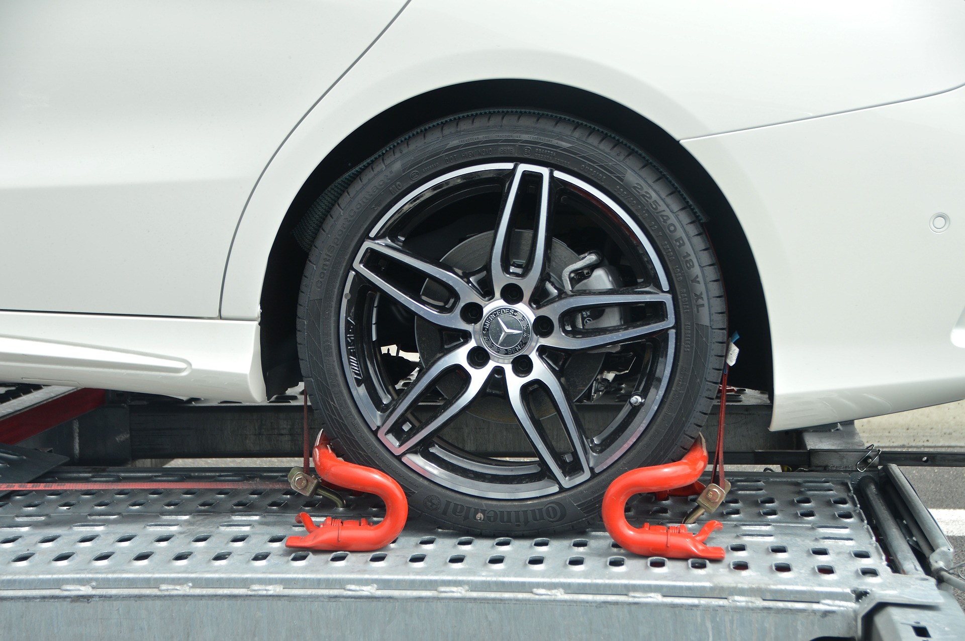 car wheels locked
